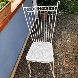 sedie in ferro battuto 