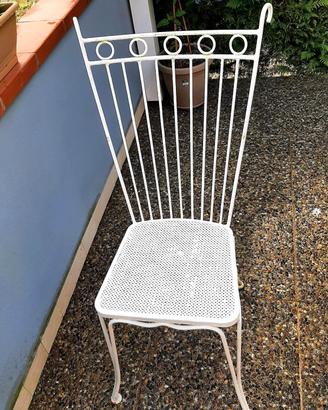 sedie in ferro battuto 