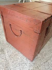 antica cassa in legno 