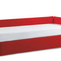 Letto con contenitore e materasso singolo