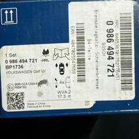 Pastiglie freno anteriore