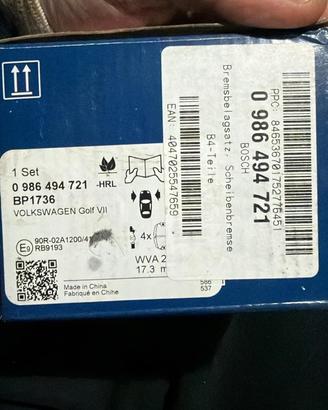 Pastiglie freno anteriore