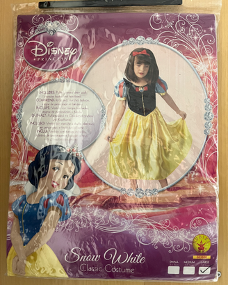 Costume di carnevale di Biancaneve 7-8 anni
