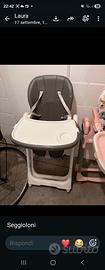 Seggiolone pappa baby vivo