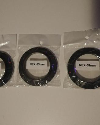 Anelli di inversione macro Sony E-mount