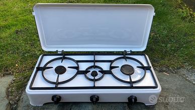 Fornello 3 fuochi a gas