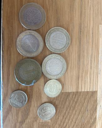 Otto monete lire turche