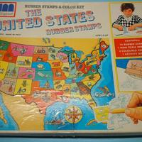 Set timbri vintage Collezione anni 70 STATI UNITI