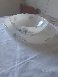 Vassoio e   Insalatiera  Vintage Arcopal France  