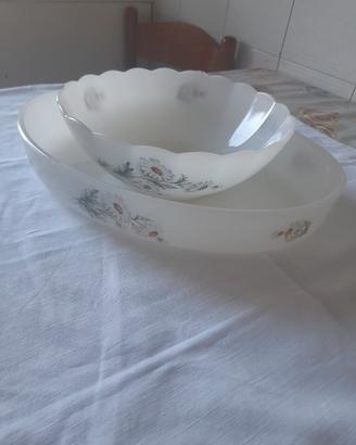Vassoio e   Insalatiera  Vintage Arcopal France  