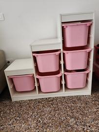 mobiletto contenitore cameretta Ikea 