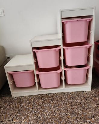 mobiletto contenitore cameretta Ikea 