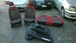 Sedili Fiat Punto Evo 2012 5 porte grigio/rosso