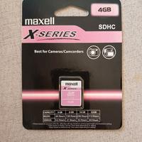 Scheda di memoria Maxell X-Series S 4 GB