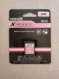 Scheda di memoria Maxell X-Series S 4 GB