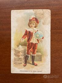 Rara Figurina Pubblicitaria di fine '800 - d'Epoca