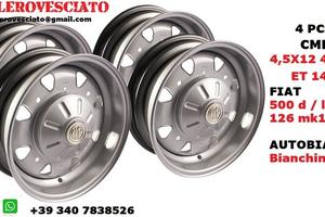 Cerchi CMR 4,5x12 4x190 fiat 500 n d l f r 4x190