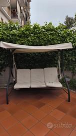 Dondolo da giardino 3 posti Outsunny
