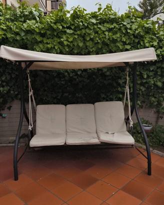 Dondolo da giardino 3 posti Outsunny