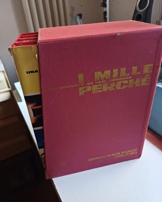 cofanetto libri i mille perchè  european book 1972