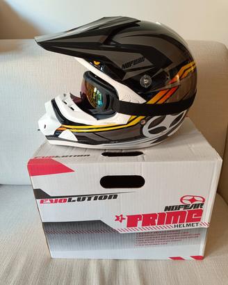Casco cross No fear Taglia S