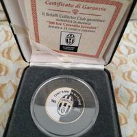 500 lire caravelle Juventus 24 carati bolaffi 