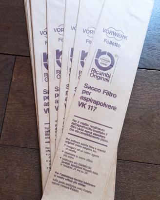 11 sacchetti  Folletto Vorkwerk VK 116 VK 117