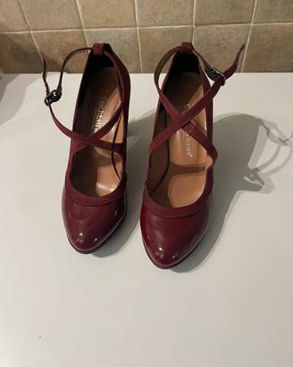 Scarpe donna bordeaux