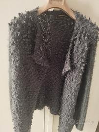 giacca in maglione aperto