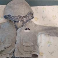 Felpa  original marines 12-18 mesi grigio