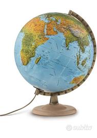 Mappamondo Atmosphere R4, Luminoso, Girevole, Base