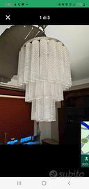  lampadario in vetro di murano venini 