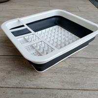 scolapiatti pieghevole h.12,5/h.5,5