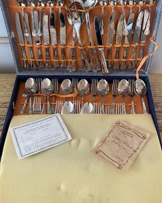 set posate placcate argento 