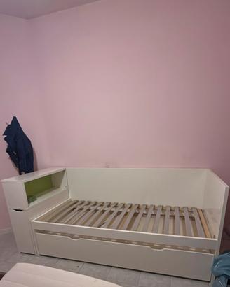 Letto ikea con letto e mensola estraibile