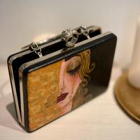 Borsa rigida dipinta a mano