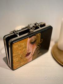 Borsa rigida dipinta a mano