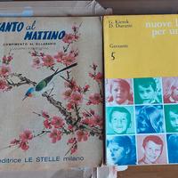 Libri di scuola elementare anni Settanta