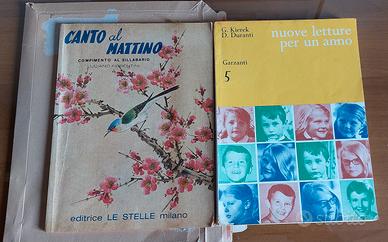 Libri di scuola elementare anni Settanta