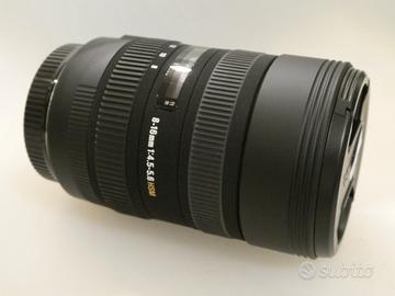 Sigma 8-16 4,5-5,6 hsm usata