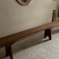 Coppia panche legno massello