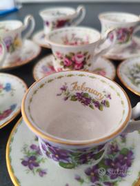 Set 7 tazzine Mignon Royal Albert 