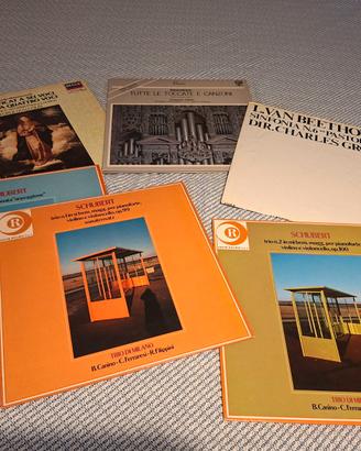 Lotto di 90 dischi in vinile di musica classica