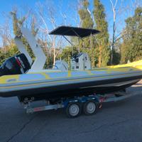 Gommone sacs 7,50mt Suzuki 250df 2012 carrello bia