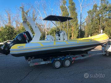 Gommone sacs 7,50mt Suzuki 250df 2012 carrello bia