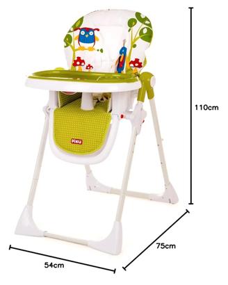 Seggiolone Piku Twit-Twoo con Vassoio Regolabile