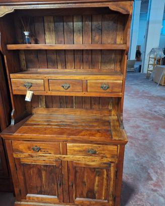 Nuova credenza in acacia indiana 107 X 46 X 192h