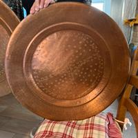Vintage piatti di rame