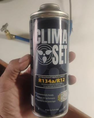CLIMASET KIT RICARICA A/C E FRIGORIFERO GAS R134a