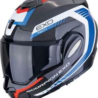 SCORPION EXO-TECH CARBON COSY NERO BIANCO BLU ROSS